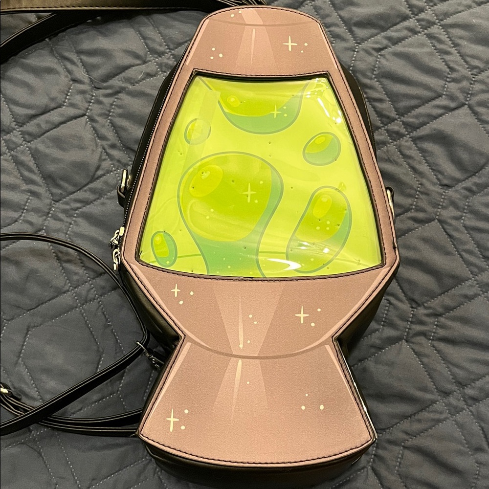 Stylish Lava Lamp Design ITA Crossbody Bag or backpack